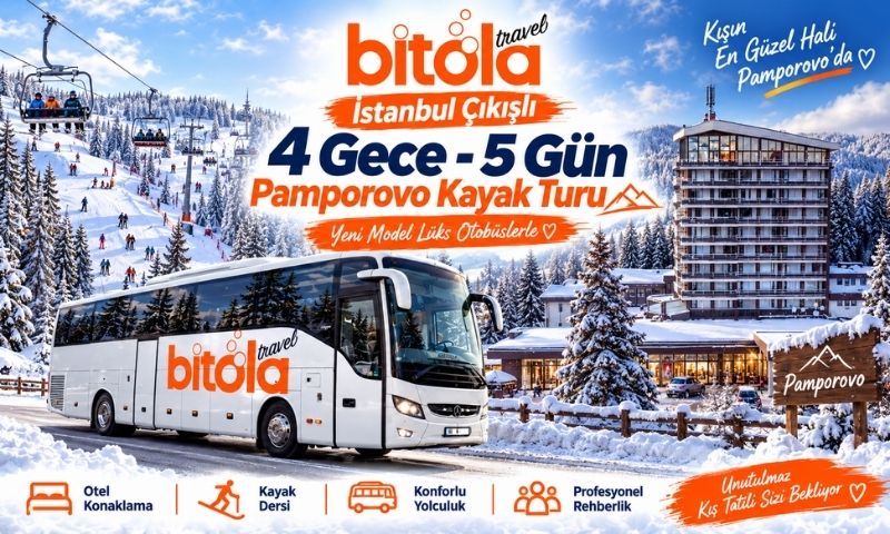 İstanbul Çıkışlı Pamporovo Kayak Turu 4 Gece