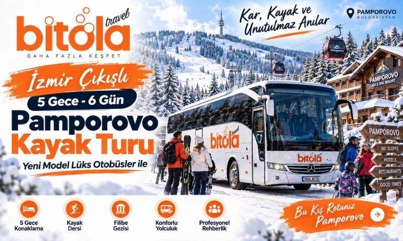 İzmir Çıkışlı Pamporovo Kayak Turu 5 Gece
