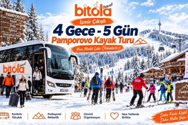 İzmir Çıkışlı Pamporovo Kayak Turu 4 Gece